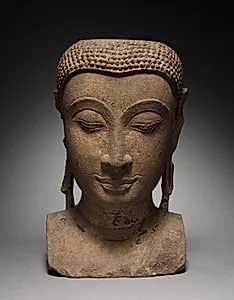 Head of Buddha by Unknown Artist