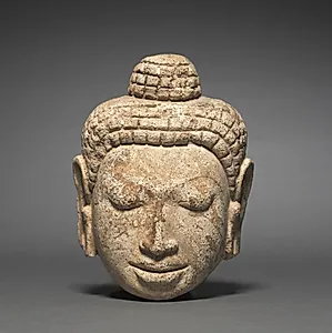 Head of Buddha by Unknown Artist