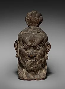 Head of Ni-o with Closed Mouth by Unknown Artist