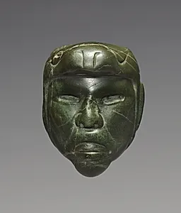 Head with Animal Headdress by Unknown Artist