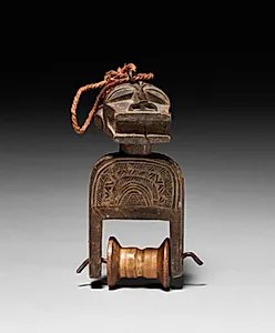 Heddle Pulley (Bo Nun Amuin mask) by Unknown Artist