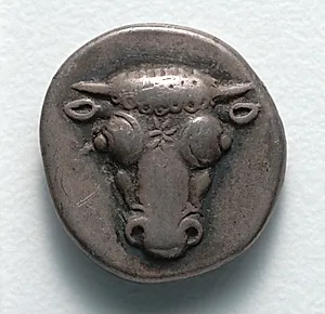 Hemidrachm: Bull's Head (obverse) by Unknown Artist
