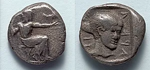 Hemidrachm: Zeus (obverse); Head of Despoina (reverse) by Unknown Artist