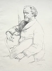Henri Fantin-Latour by William Rothenstein (British, 1872–1945)