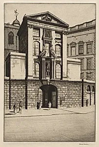 Henry VIII Gateway by Herbert Gordon Warlow (British, 1885–1942)