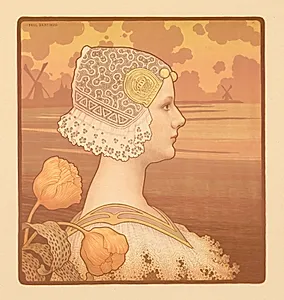 Her Most Gracious Majesty Queen Wilhelmina (Sa Très Gracieuse Majesté La Reine Wilhelmine) by Paul Berthon (French, 1872–1909)