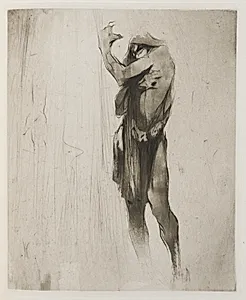 Herodias: Page 27, The voice rose: Woe to thee, Pharisees and Sadducees, race of vipers, bursting with pride! by William Walcot (British, 1874–1943)