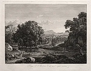Heroic Landscape by Johann Christian Reinhart (German, 1761–1847)