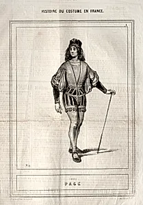 Historique du Costume en France: Page by Paul Gavarni (French, 1804–1866)
