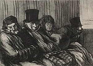 Holiday Train: Ten Degrees of Boredom and Bad Mood by Honoré Daumier (French, 1808–1879)