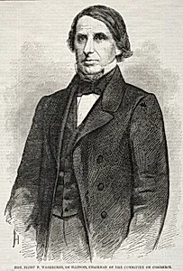 Hon. Elihu B. Washburne, of Illinois, Chairman of the Committee on Commerce by Winslow Homer (American, 1836–1910)