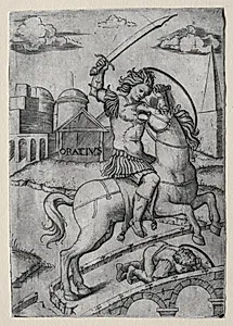 Horatius Cocles Defending the Sublician Bridge