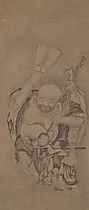 Hotei with Daoist Immortals: Hotei