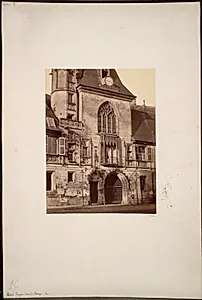Hotel Jacques Coeur at Bourges by Constant Alexandre Famin (French, 1827–1888)