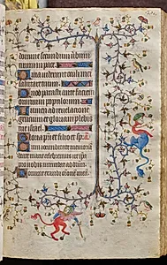 Hours of Charles the Noble, King of Navarre (1361-1425): fol. 101r, Text by Master of the Brussels Initials and Associates (French)
