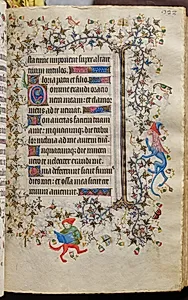 Hours of Charles the Noble, King of Navarre (1361-1425): fol. 114r, Text by Master of the Brussels Initials and Associates (French)