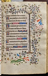 Hours of Charles the Noble, King of Navarre (1361-1425): fol. 116r, Text by Master of the Brussels Initials and Associates (French)