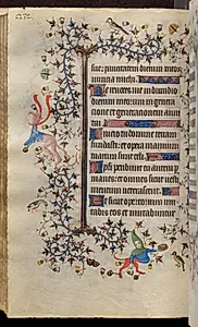 Hours of Charles the Noble, King of Navarre (1361-1425): fol. 116v, Text by Master of the Brussels Initials and Associates (French)