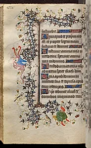 Hours of Charles the Noble, King of Navarre (1361-1425): fol. 117v, Text by Master of the Brussels Initials and Associates (French)