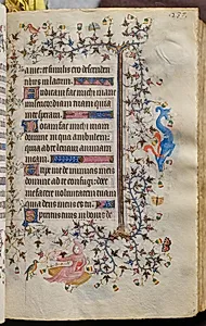 Hours of Charles the Noble, King of Navarre (1361-1425): fol. 119r, Text by Master of the Brussels Initials and Associates (French)