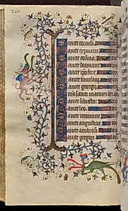 Hours of Charles the Noble, King of Navarre (1361-1425): fol. 122v, Text by Master of the Brussels Initials and Associates (French)
