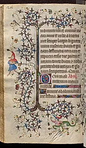 Hours of Charles the Noble, King of Navarre (1361-1425): fol. 130v, Text by Master of the Brussels Initials and Associates (French)