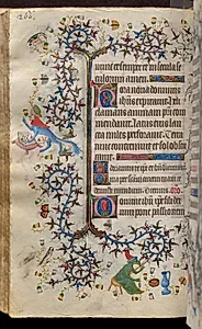 Hours of Charles the Noble, King of Navarre (1361-1425): fol. 133v, Text by Master of the Brussels Initials and Associates (French)