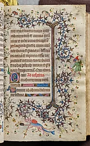 Hours of Charles the Noble, King of Navarre (1361-1425): fol. 134r, Text by Master of the Brussels Initials and Associates (French)