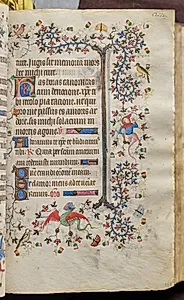 Hours of Charles the Noble, King of Navarre (1361-1425): fol. 136r, Text by Master of the Brussels Initials and Associates (French)