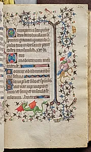 Hours of Charles the Noble, King of Navarre (1361-1425): fol. 141r, Text by Master of the Brussels Initials and Associates (French)
