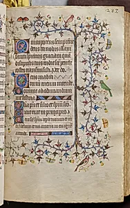 Hours of Charles the Noble, King of Navarre (1361-1425): fol. 142r, Text by Master of the Brussels Initials and Associates (French)