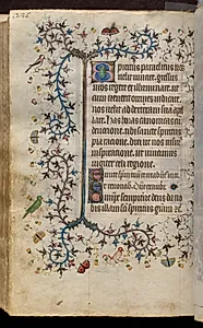 Hours of Charles the Noble, King of Navarre (1361-1425): fol. 143v, Text by Master of the Brussels Initials and Associates (French)