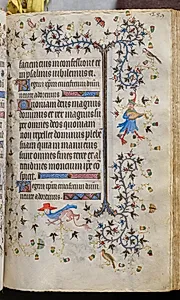 Hours of Charles the Noble, King of Navarre (1361-1425): fol. 145r, Text by Master of the Brussels Initials and Associates (French)