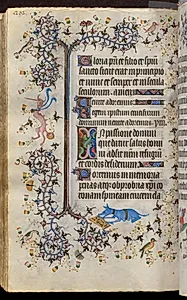 Hours of Charles the Noble, King of Navarre (1361-1425): fol. 146v, Text by Master of the Brussels Initials and Associates (French)
