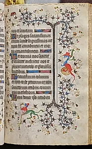Hours of Charles the Noble, King of Navarre (1361-1425): fol. 147r, Text by Master of the Brussels Initials and Associates (French)