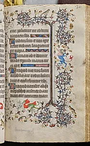 Hours of Charles the Noble, King of Navarre (1361-1425): fol. 151r, Text by Master of the Brussels Initials and Associates (French)