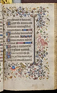 Hours of Charles the Noble, King of Navarre (1361-1425): fol. 161r, Text by Master of the Brussels Initials and Associates (French)