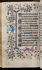 Hours of Charles the Noble, King of Navarre (1361-1425): fol. 162v, Text by Master of the Brussels Initials and Associates (French)