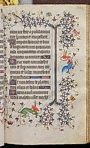 Hours of Charles the Noble, King of Navarre (1361-1425): fol. 163a, Text by Master of the Brussels Initials and Associates (French)