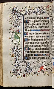 Hours of Charles the Noble, King of Navarre (1361-1425): fol. 163v, Text by Master of the Brussels Initials and Associates (French)