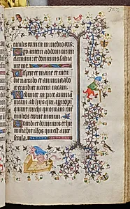 Hours of Charles the Noble, King of Navarre (1361-1425): fol. 164r, Text by Master of the Brussels Initials and Associates (French)