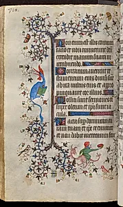 Hours of Charles the Noble, King of Navarre (1361-1425): fol. 164v, Text by Master of the Brussels Initials and Associates (French)