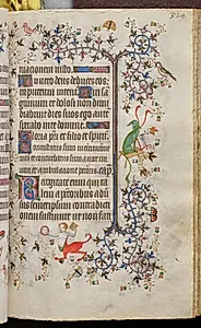 Hours of Charles the Noble, King of Navarre (1361-1425): fol. 165r, Text by Master of the Brussels Initials and Associates (French)