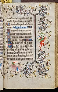 Hours of Charles the Noble, King of Navarre (1361-1425): fol. 172r, Text by Master of the Brussels Initials and Associates (French)