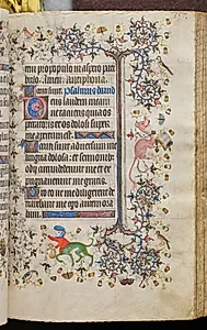 Hours of Charles the Noble, King of Navarre (1361-1425): fol. 174r, Text by Master of the Brussels Initials and Associates (French)