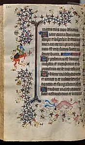Hours of Charles the Noble, King of Navarre (1361-1425): fol. 175v, Text by Master of the Brussels Initials and Associates (French)