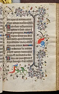 Hours of Charles the Noble, King of Navarre (1361-1425): fol. 176r, Text by Master of the Brussels Initials and Associates (French)