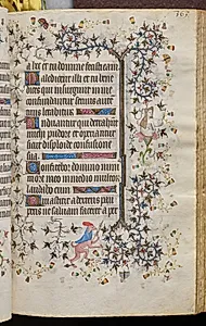 Hours of Charles the Noble, King of Navarre (1361-1425): fol. 177r, Text by Master of the Brussels Initials and Associates (French)