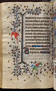 Hours of Charles the Noble, King of Navarre (1361-1425): fol. 178v, Text by Master of the Brussels Initials and Associates (French)
