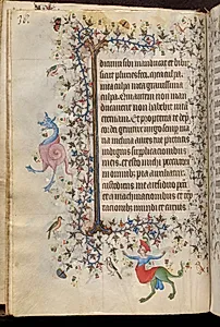 Hours of Charles the Noble, King of Navarre (1361-1425): fol. 18v, Text by Master of the Brussels Initials and Associates (French)